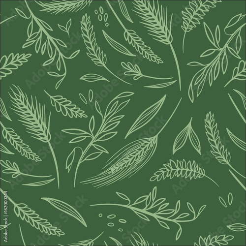 Vector Agriculture Seamless Pattern