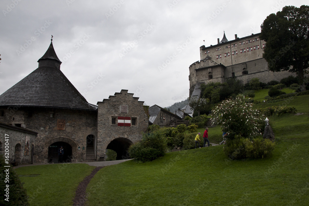 Garden inside the castle