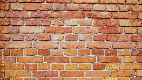 Obraz Równy ceglany mur na fototapetę