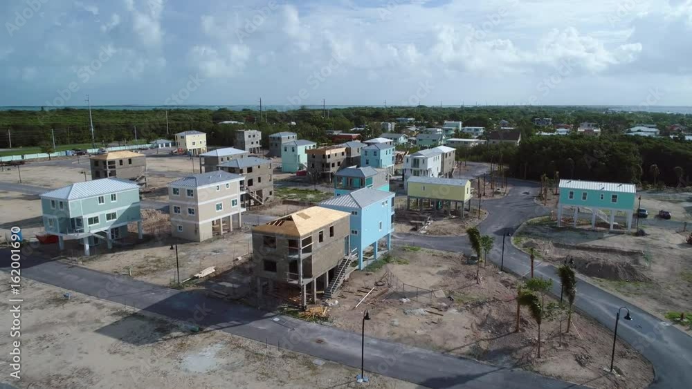 Stilt homes in the Florida Keys aerial video 4k Stilt homes in the Florida Keys aerial video 4k