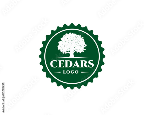 green emblem cedar logo