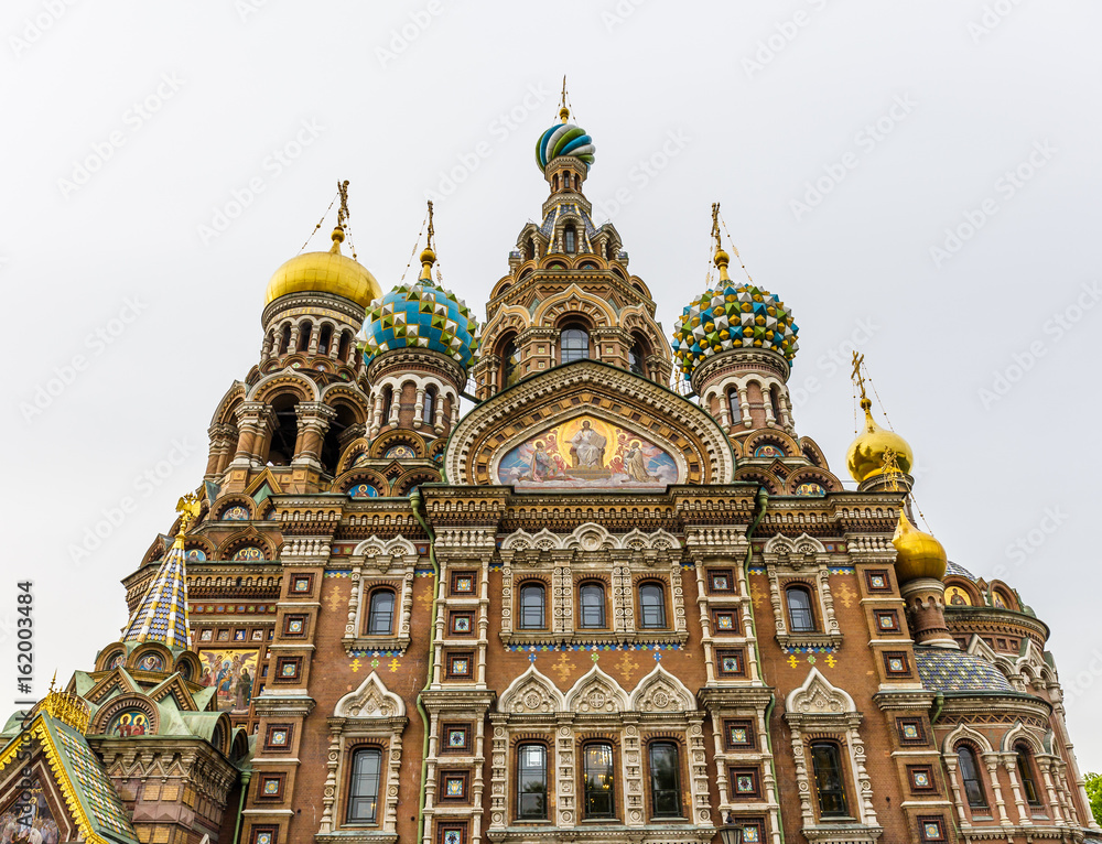 Facade of Church of the Savior on Spilled Blood