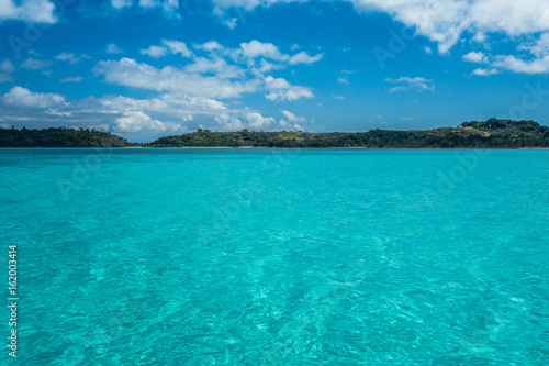 Crystal clear water in Nosy Iranja