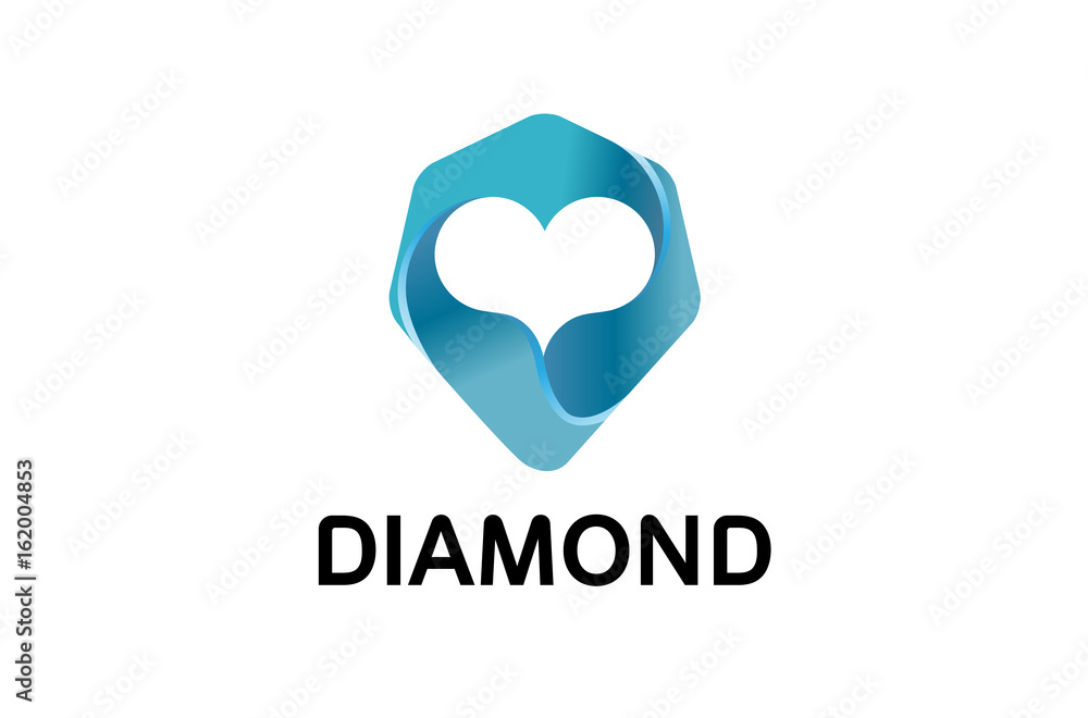 Diamond Logo Design Illustration Diamond Logo Design Illustration