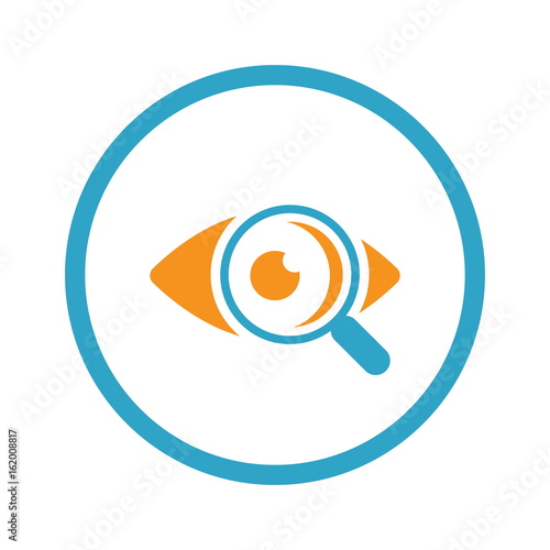 Ophthalmology and Medical Services Icon. Flat Design.