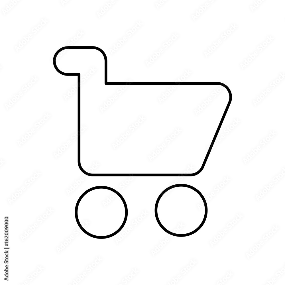 Shopping cart icon vector. Isolated vector lined illustration for web or app design. Shopping cart icon vector. Isolated vector lined illustration for web or app design.