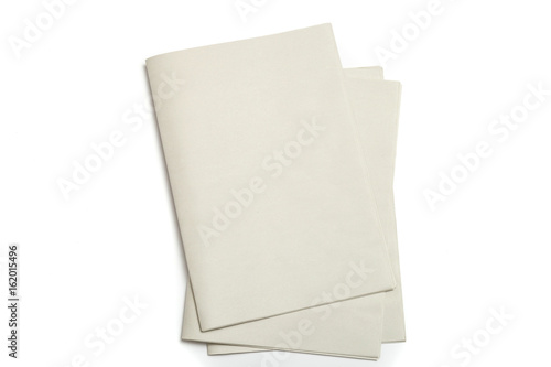 Blank Newspaper with isolated background.