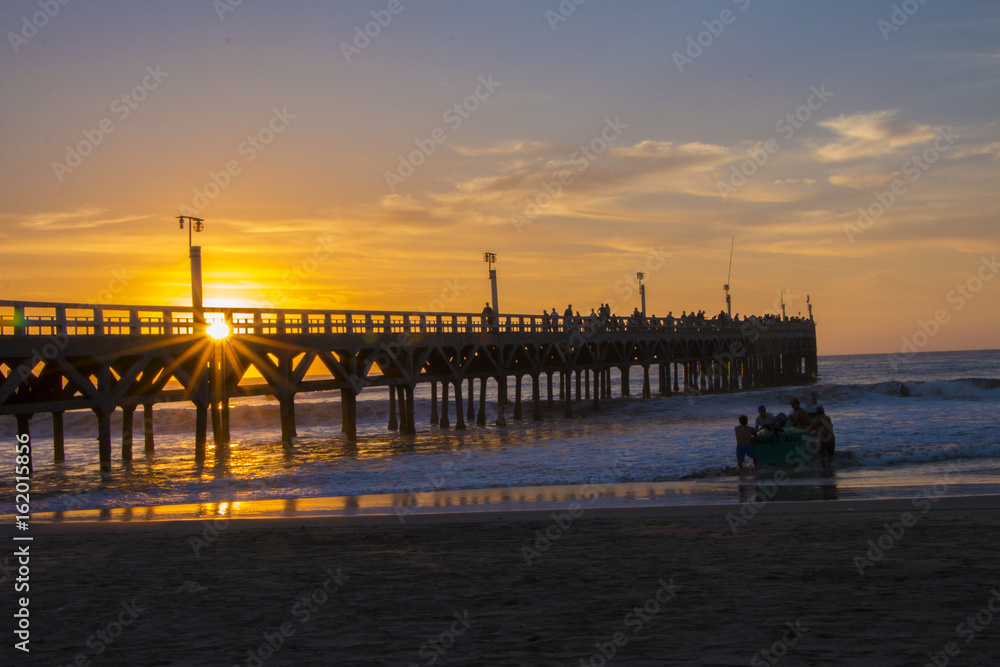 Obraz premium Muelle Cerro Azul