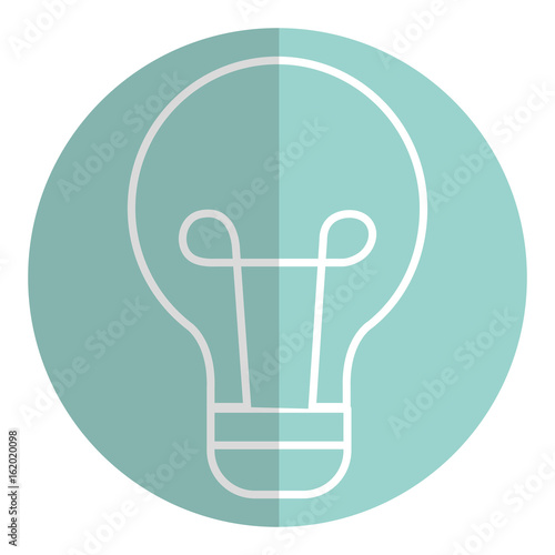 bulb iluminate instrument icon vector illustration design image  