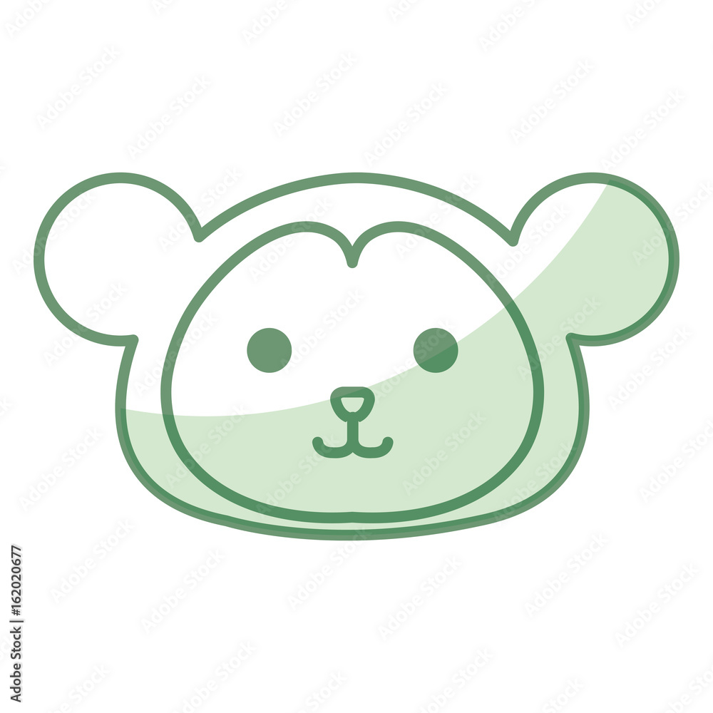 Obraz premium Stuffed animal monkey icon vector illsutration design shadow 