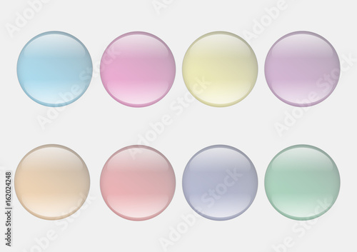 Web bubble icons illstration
