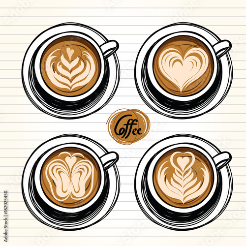 Coffee cup vector