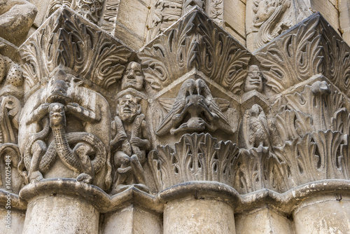 Capitals on Pilars Church Chatellerault photo