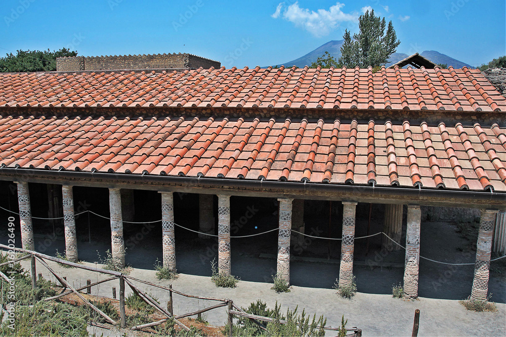 Villa dei Misteri in Pompei archeological site Villa dei Misteri in Pompei archeological site