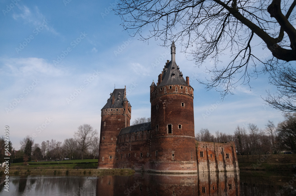 Beersel Castle in Souther Flanders