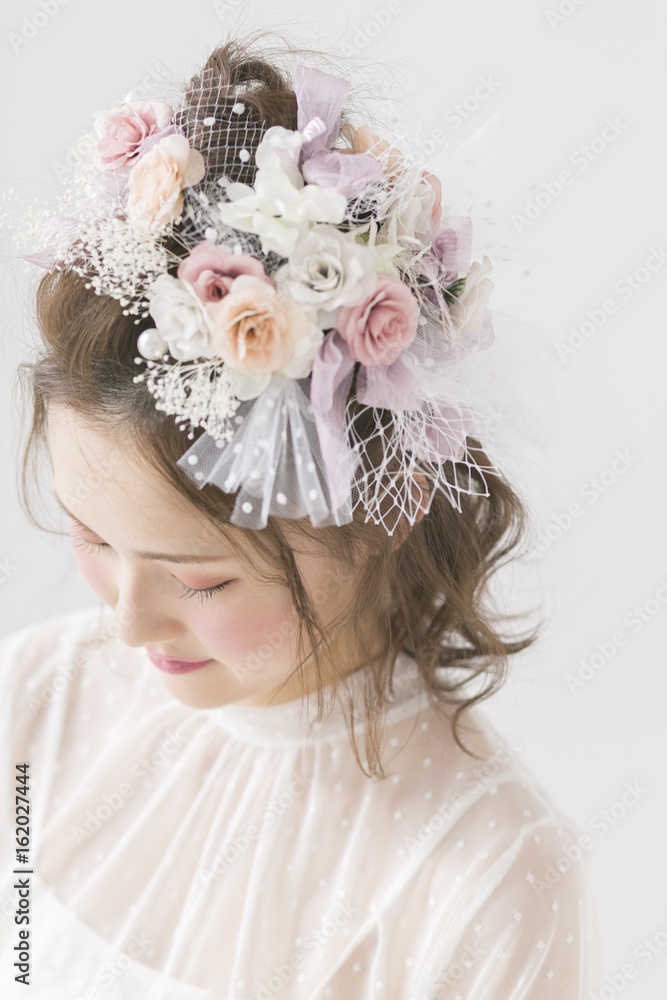 ヘアメイクモデル Stock Photo Adobe Stock