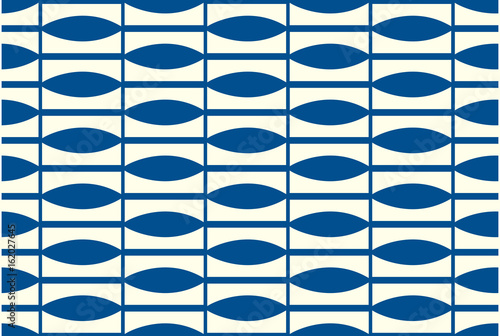 Blue oval shape pattern