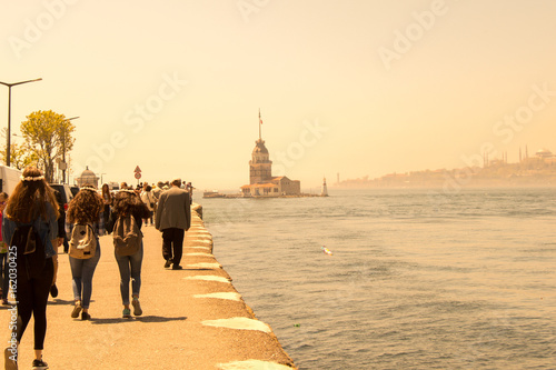 Photography People towards Maidens Tower