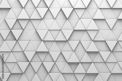 Triangular Tiles 3D Pattern Wall