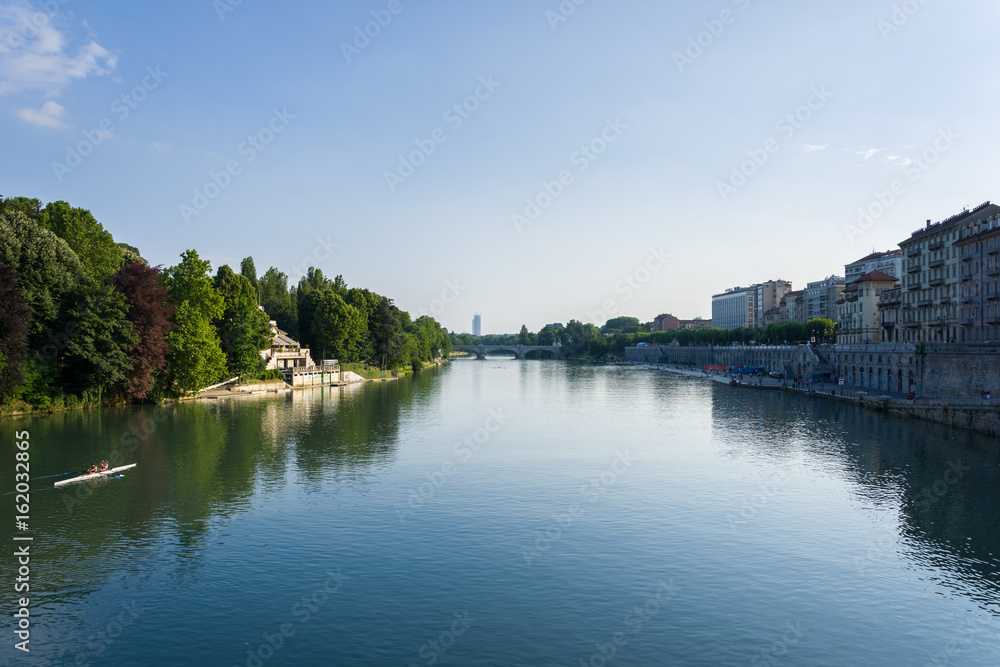 River banks Po in Turin