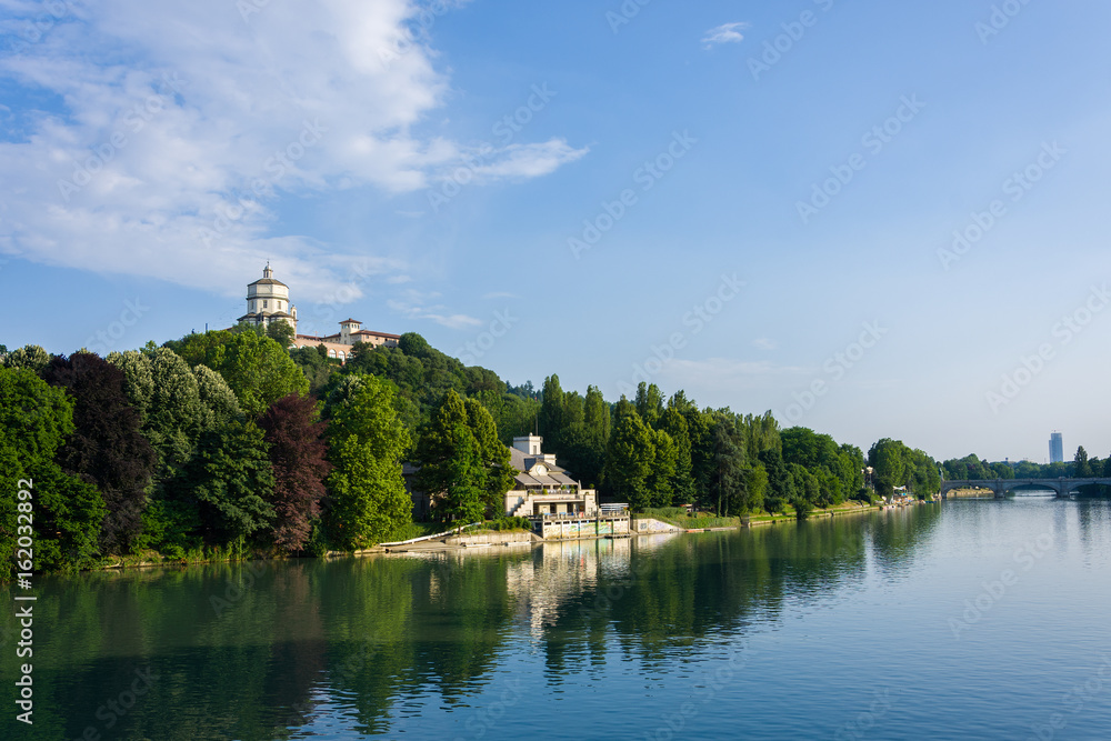 River banks Po in Turin