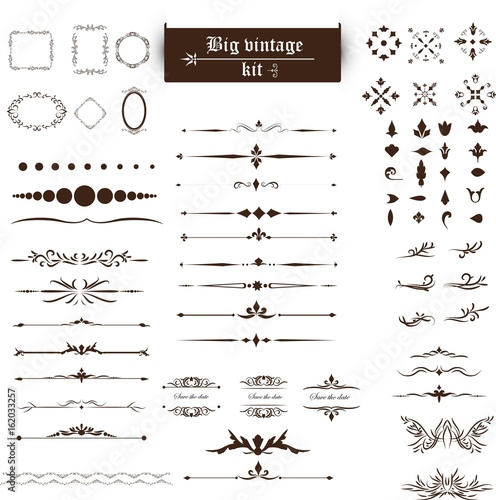 vintage ornaments kit 