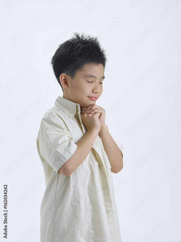 Boy praying Boy praying