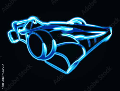 Set of formula 1 one racing car icons. Vector
