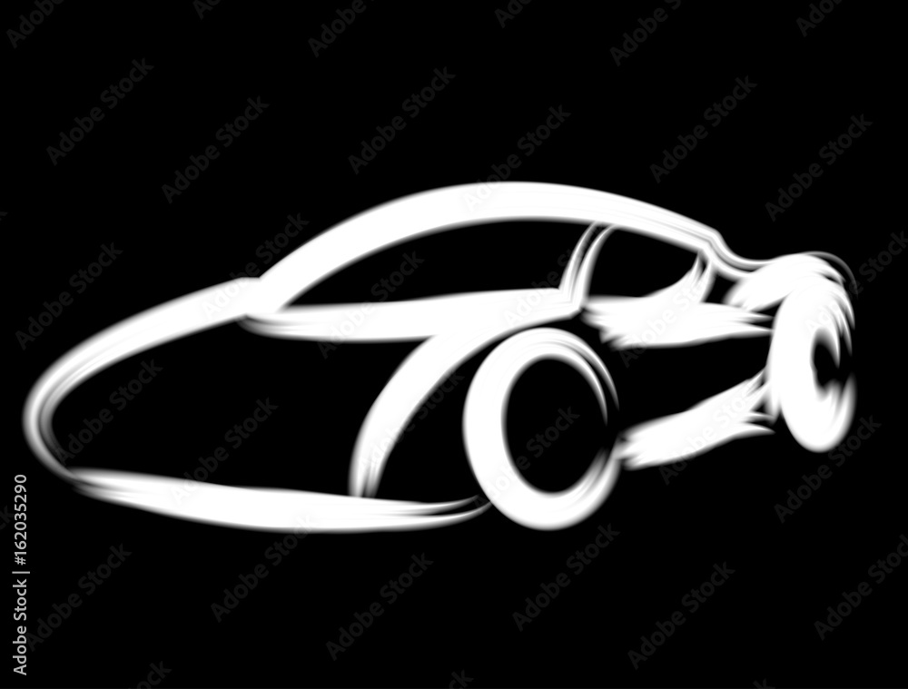 Car Icon Abstract backgrounds vector