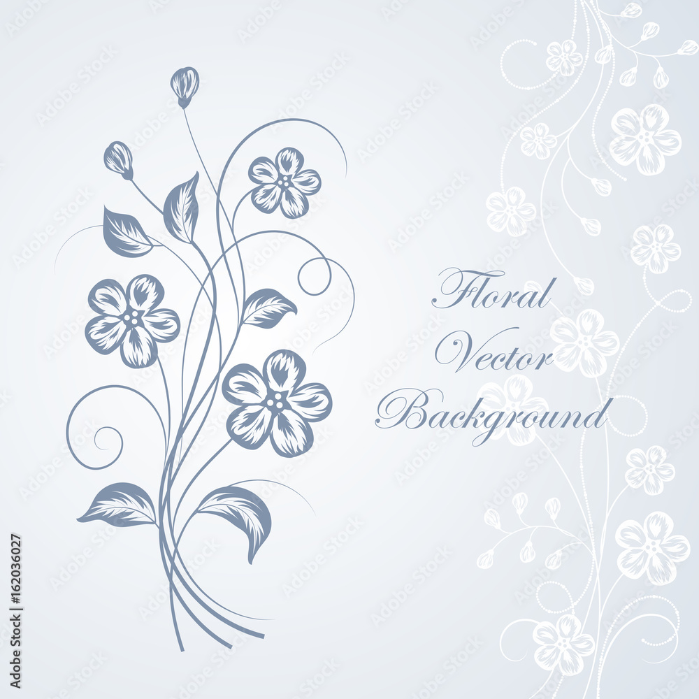 Beautiful floral background