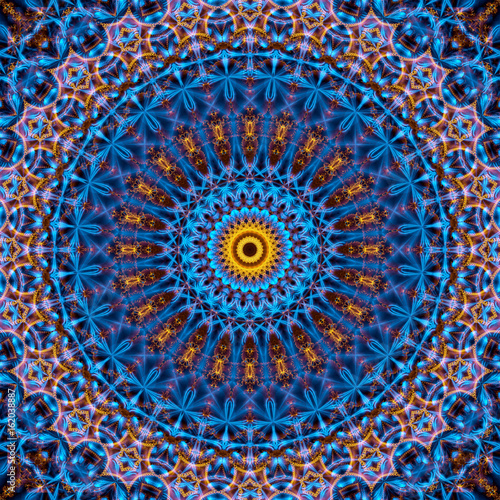 Beautiful kaleidoscope seamless pattern.