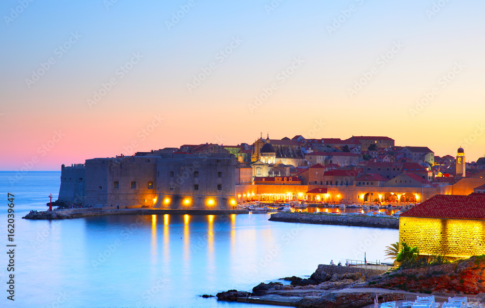 Dubrovnik at sundown