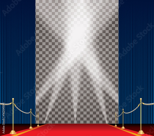 trans spot blue carpet