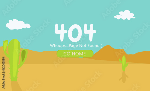 Desert with cacti Page 404 Not Found