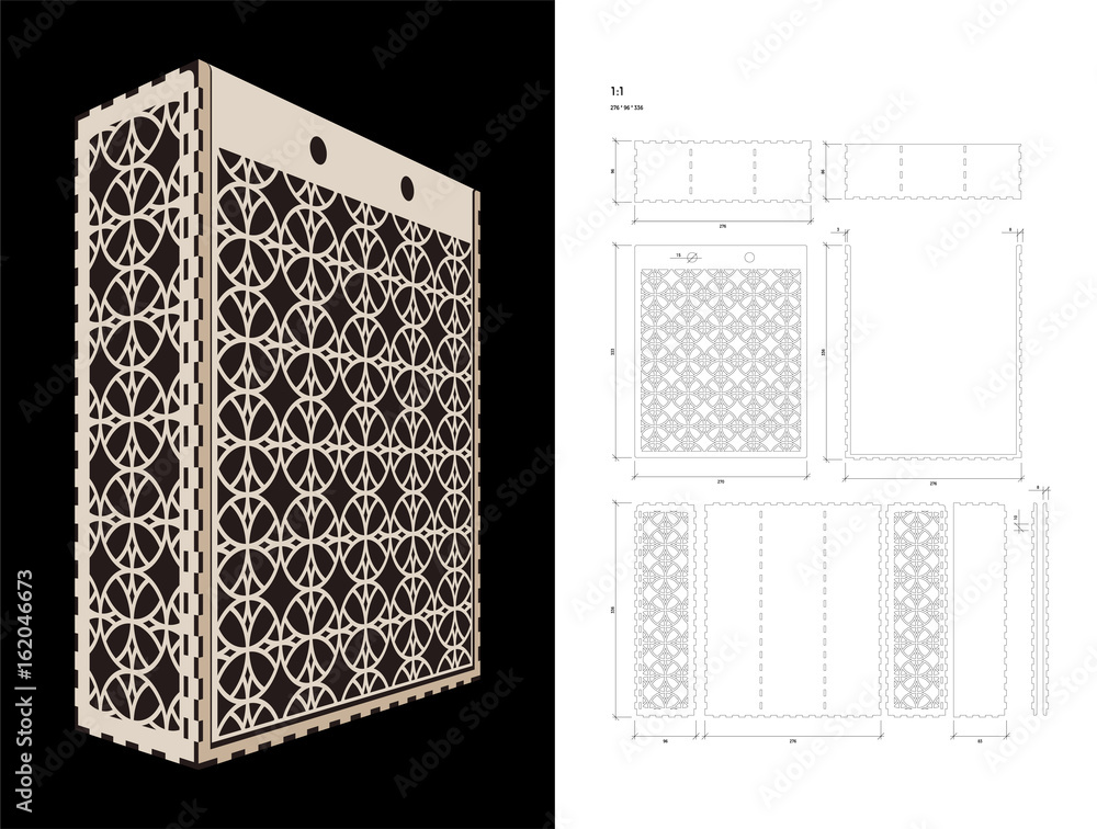 cut-out-template-for-wine-box-stock-vector-adobe-stock