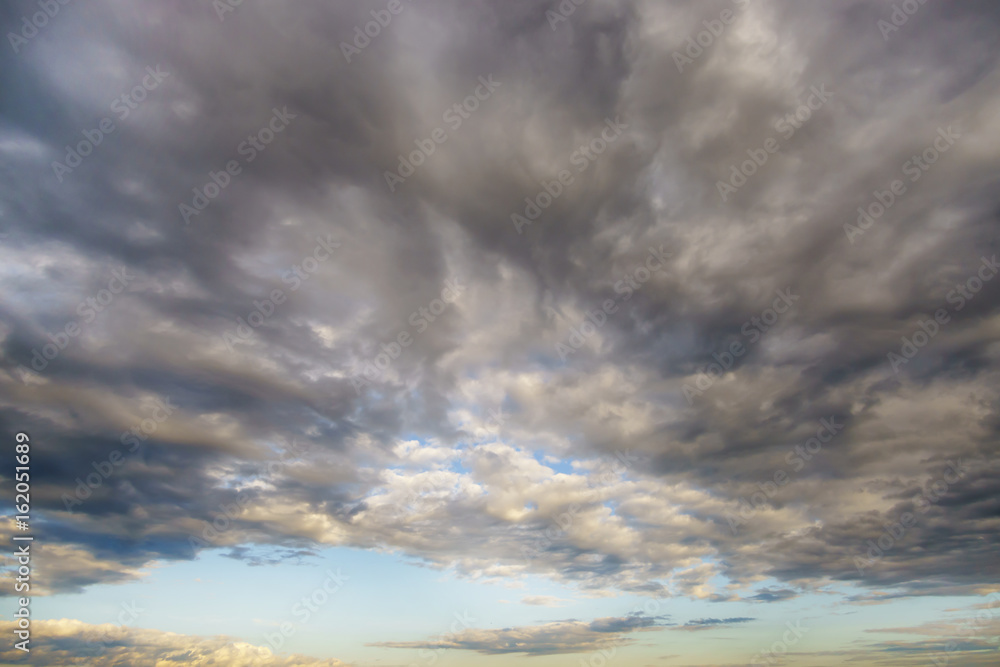 Dramatic dark sky with stormy clouds background Dramatic dark sky with stormy clouds background