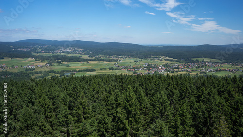 Blick vom Fichtelgebirge in die Oberpfalz