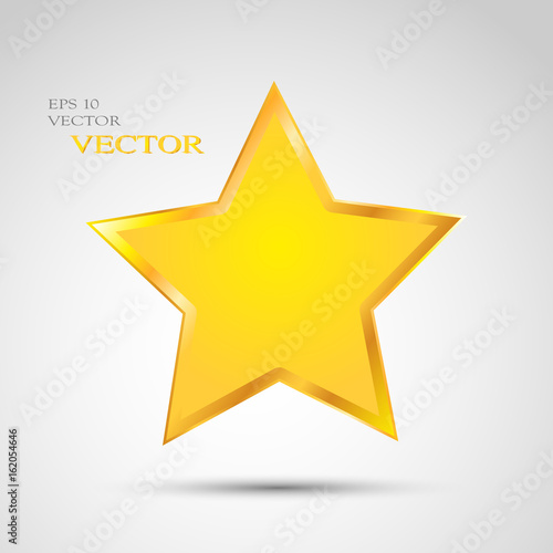 Sheriff star black symbol. Simple silhouette of six rays star with round tips.