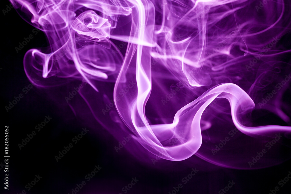 Obraz premium Toxic purple smoke.
