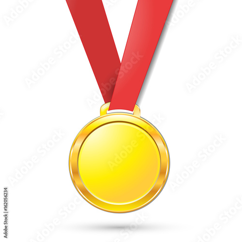 Medal isolated object on background