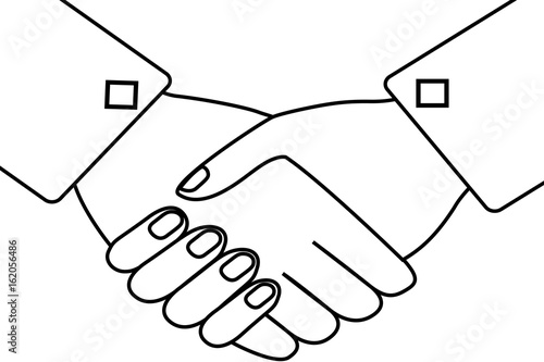 Handshake of business people