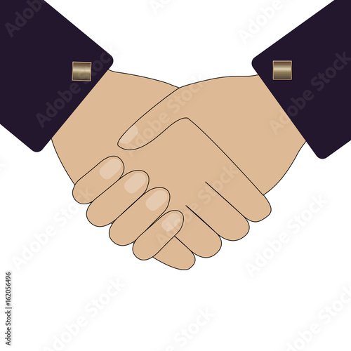 Handshake of business people