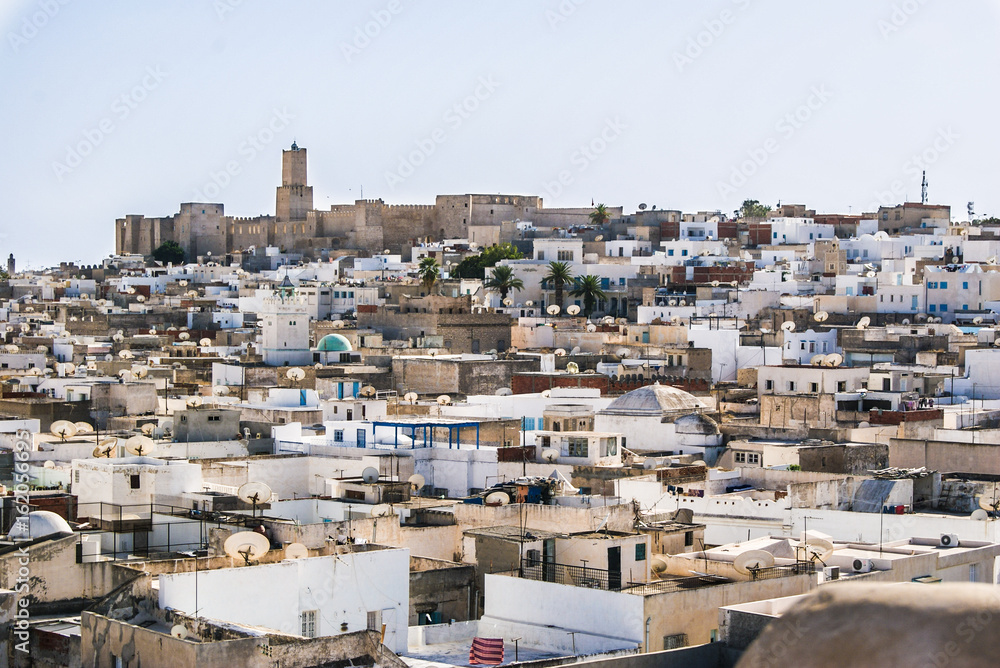 The old city of Sousse. City slums. Tunisia. Summer 2015