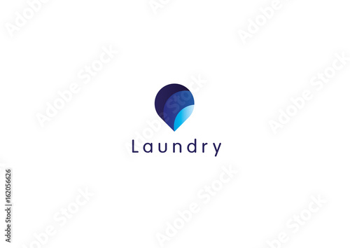 bright logo for laundry or dry cleaning