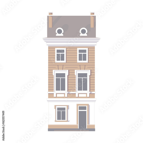 Detailed vintage house