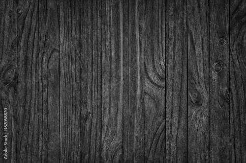black wooden background or gloomy wood grain texture
