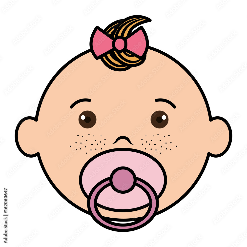 Baby face happy icon vector illustration design flat Baby face happy icon vector illustration design flat