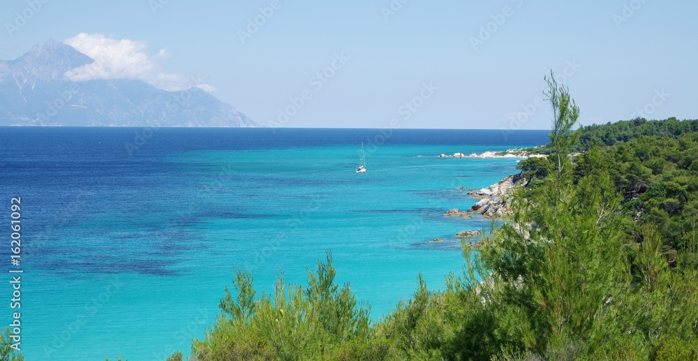Griechische Küste, Chalkidiki, Meer