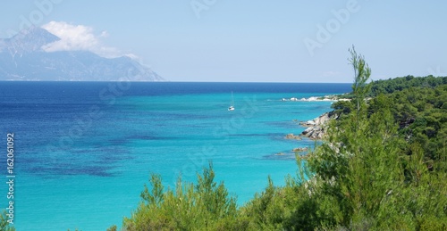 Griechische Küste, Chalkidiki, Meer © megakunstfoto