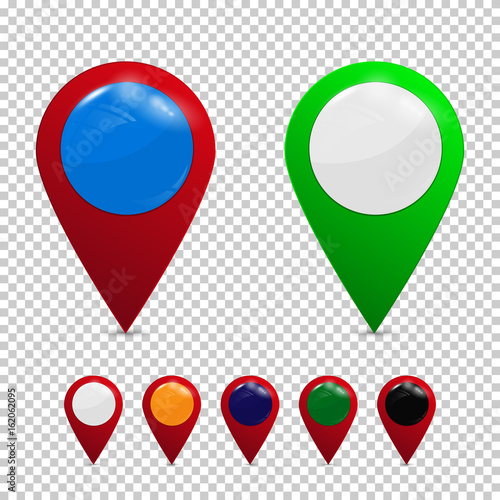 Free Download Set of pointers to a map of different colors. - GFXLoad